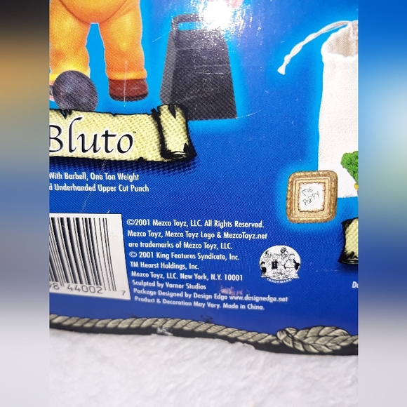 Popeye The Sailor Man Action Figure! Includes 5 accessories 2001 MEZCO TOYS New - Picture 11 of 12